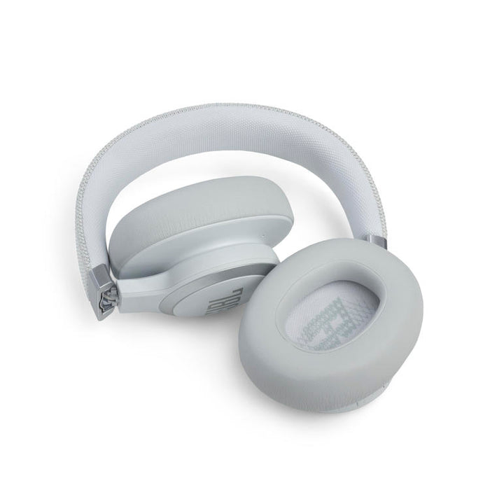 JBL Live 660NC | Écouteurs sans fil circum-auriculaires - Bluetooth - Annulation active du bruit - Connexion multipoint - Blanc-SONXPLUS Val-des-sources