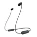 Sony WI-C100 | Écouteurs intra-auriculaires - Sans fil - Bluetooth - Autour du cou - Microphone - IPX4 - Noir-SONXPLUS Val-des-sources