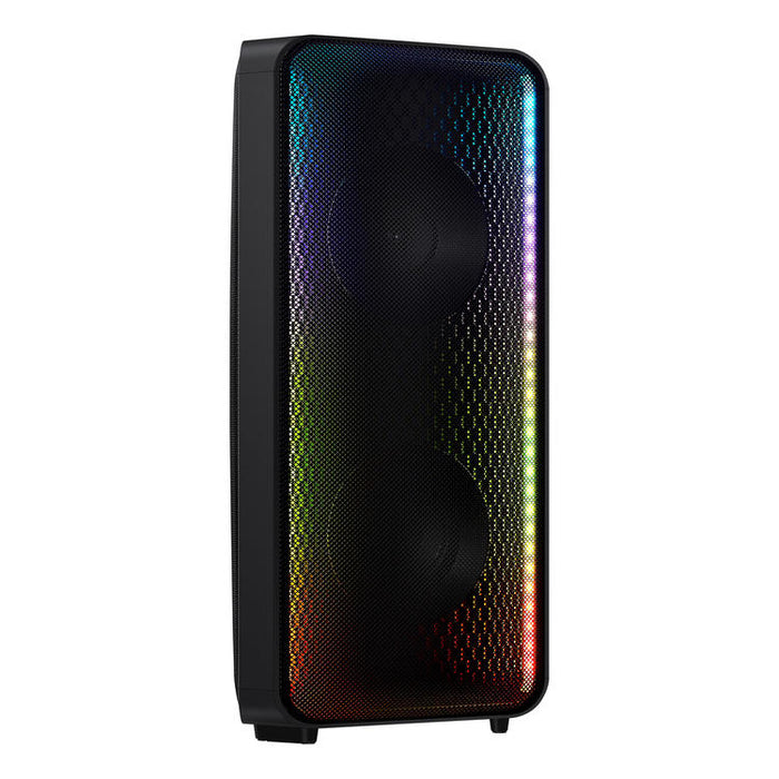 Samsung MX-ST40B | Haut-parleur portable puissant - Tour de son - Bluetooth - 160W - Bidirectionnels - Lumières à DEL - Connexion Bluetooth multiple - Noir-SONXPLUS Val-des-sources