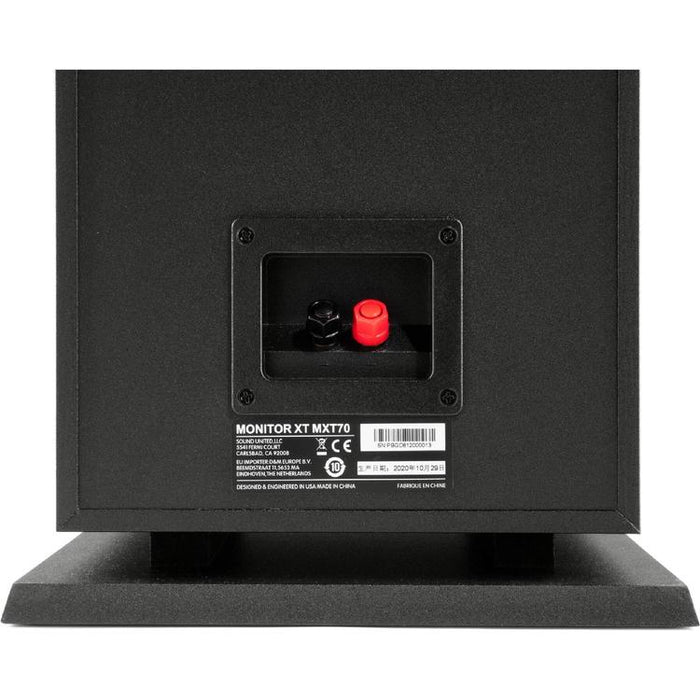 Polk Monitor XT70 | Haut-parleurs de plancher - Tour - Certifié Hi-Res Audio - Noir - Paire-SONXPLUS Val-des-sources