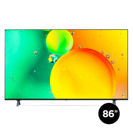 LG 86NANO75UQA | Téléviseur intelligent 86" NanoCell 4K - DEL - Série Nano75 - HDR - Processeur IA a7 Gen5 4K - Noir-SONXPLUS Val-des-sources