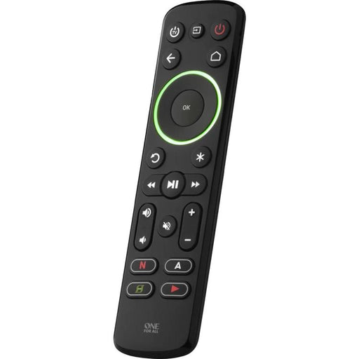 One for All URC7935R | Télécommande universelle intelligente pour téléviseur, appareil de streaming et barre de son - Série Smart - Noir-SONXPLUS Val-des-sources