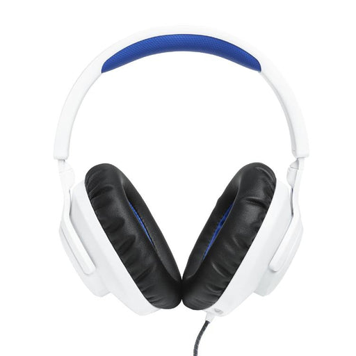 JBL Quantum 100P | Casque de jeu filaire circum-auriculaire - Pour Console Playstation - Blanc/Bleu-SONXPLUS Val-des-sources