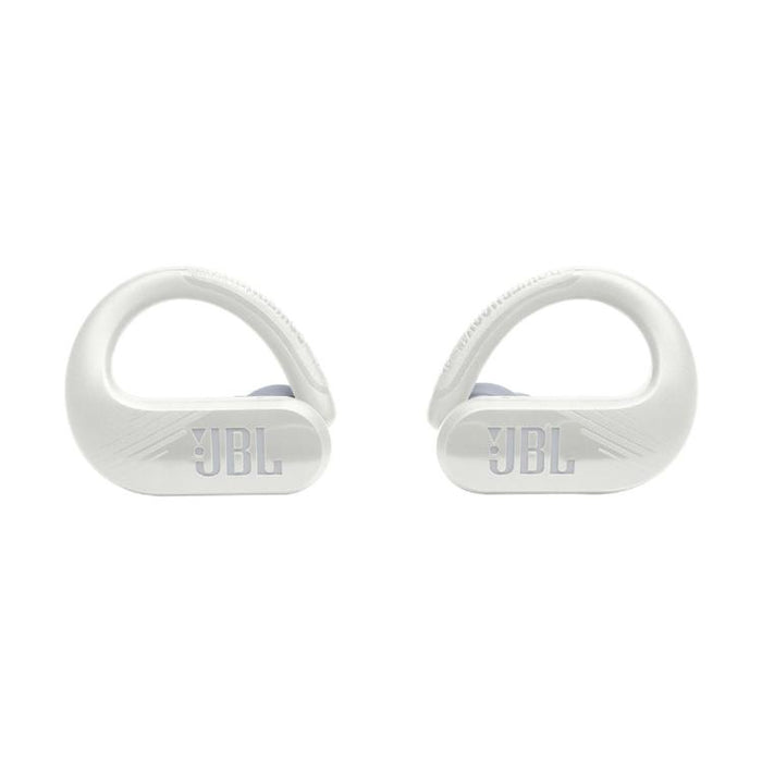 JBL Endurance Peak III | Écouteurs Sport intra-auriculaires - 100% Sans fil - Étanche - Conception Powerhook - Blanc-SONXPLUS Val-des-sources