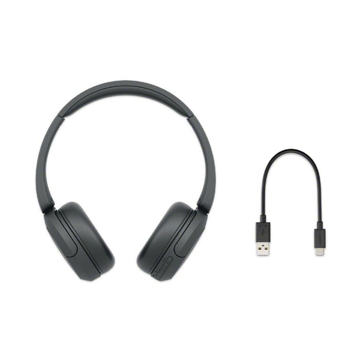 Sony WHCH520 | Écouteurs supra-auriculaires - Sans fil - Bluetooth - Jusqu'à 50 heures d'autonomie - Noir-SONXPLUS Val-des-sources
