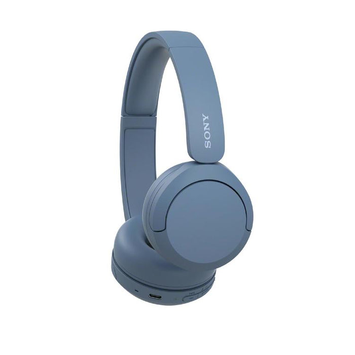 Sony WH-CH520 | Écouteurs supra-auriculaires - Sans fil - Bluetooth - Jusqu'à 50 heures d'autonomie - Bleu-SONXPLUS Val-des-sources