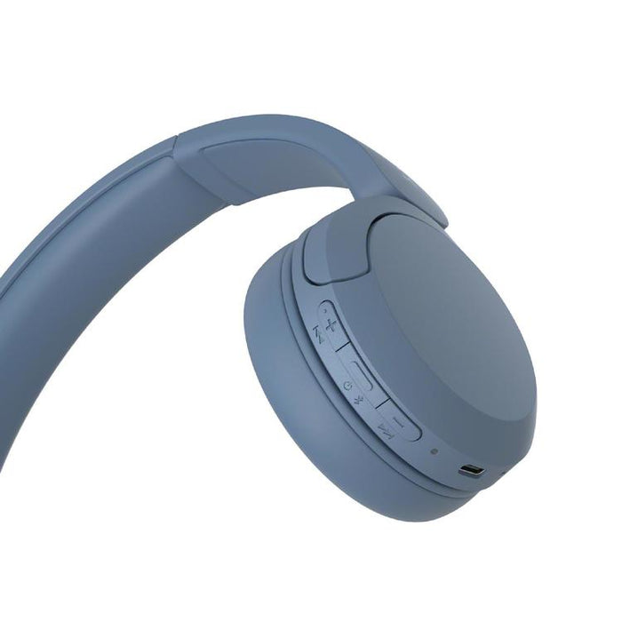 Sony WH-CH520 | Écouteurs supra-auriculaires - Sans fil - Bluetooth - Jusqu'à 50 heures d'autonomie - Bleu-SONXPLUS Val-des-sources