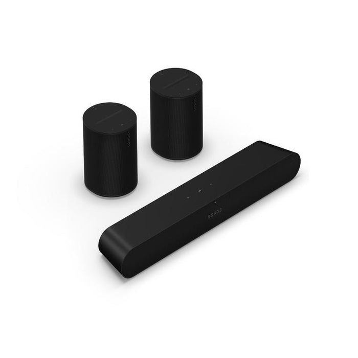 Sonos | Ensemble ambiophonique avec Ray - Ray + 2x Era 100 - Noir-SONXPLUS Val-des-sources