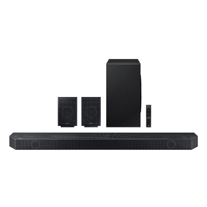 Samsung HWQ990C | Barre de son - 11.1.4 canaux - Dolby ATMOS sans fil - Avec caisson de graves sans fil et Haut-parleurs arrière inclus - Série Q - 656W - Noir-SONXPLUS Val-des-sources