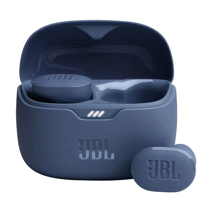 JBL Tune Buds | Écouteurs intra-auriculaires - 100% Sans fil - Bluetooth - Réduction de bruit - 4 microphones - Bleu-SONXPLUS Val-des-sources