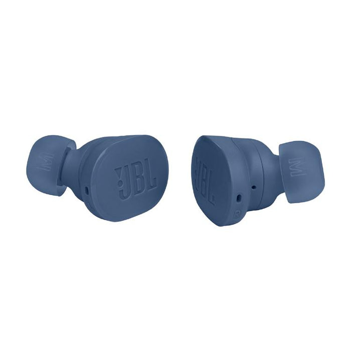 JBL Tune Buds | Écouteurs intra-auriculaires - 100% Sans fil - Bluetooth - Réduction de bruit - 4 microphones - Bleu-SONXPLUS Val-des-sources