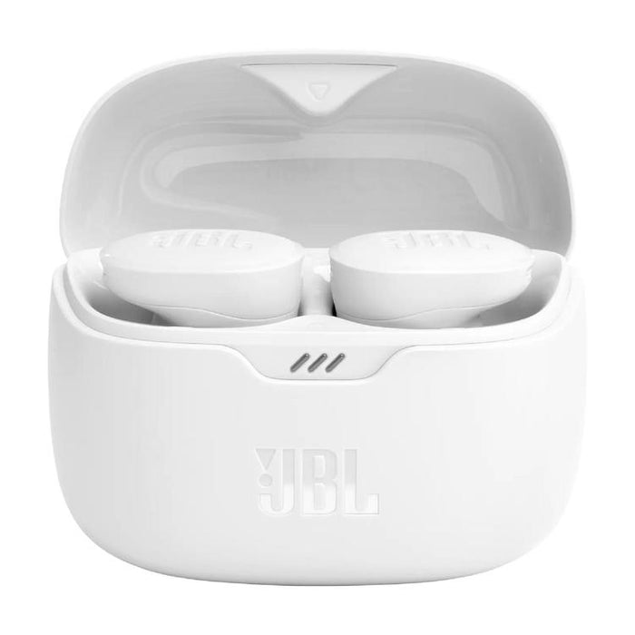 JBL Tune Buds | Écouteurs intra-auriculaires - 100% Sans fil - Bluetooth - Réduction de bruit - 4 microphones - Blanc-SONXPLUS Val-des-sources