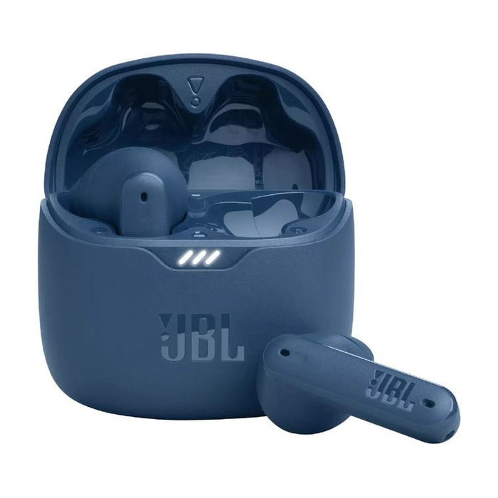 JBL Tune Flex | Écouteurs intra-auriculaires - 100% Sans fil - Bluetooth - Réduction de bruit - Conception Stick-open - IPX4 - Bleu-SONXPLUS Val-des-sources