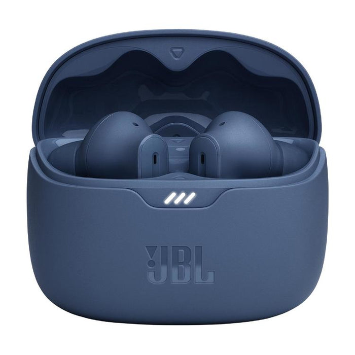 JBL Tune Beam | Écouteurs intra-auriculaires - 100% Sans fil - Bluetooth - Smart Ambient - Conception Stick-open - Bleu-SONXPLUS Val-des-sources