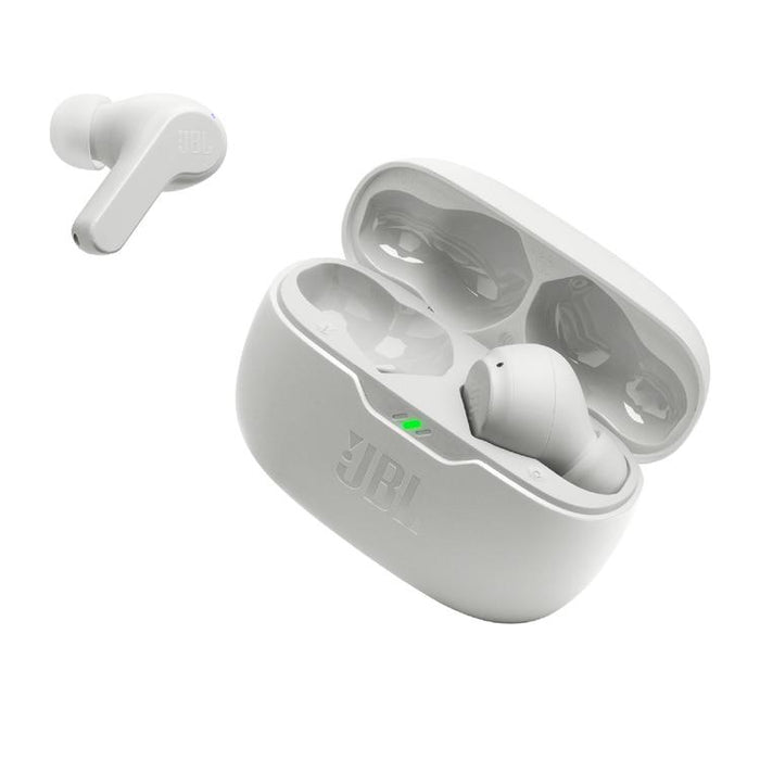 JBL Vibe Beam | Écouteurs intra-auriculaires - Sans fil - Bluetooth - Technologie Smart Ambient - Blanc-SONXPLUS Val-des-sources