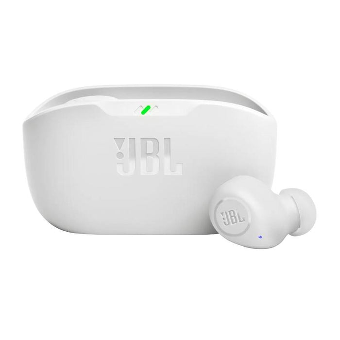 JBL Vibe Buds | Écouteurs intra-auriculaires - Sans fil - Bluetooth - Technologie Smart Ambient - Blanc-SONXPLUS Val-des-sources