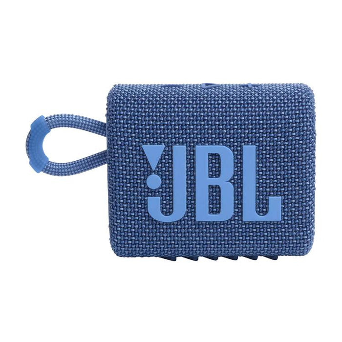 JBL Go 3 Eco | Mini Haut-parleur - Ultra-portable - Bluetooth - IP67 - Bleu-SONXPLUS Val-des-sources