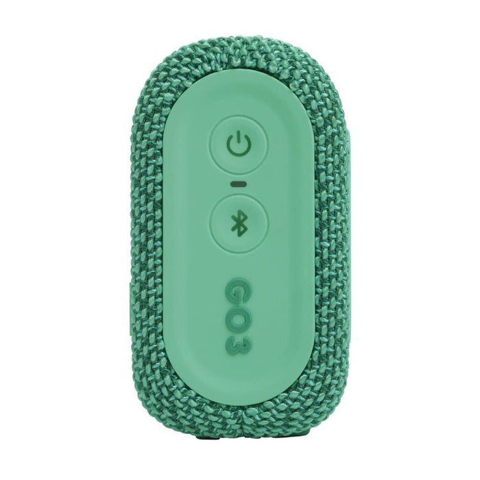 JBL Go 3 Eco | Mini Haut-parleur - Ultra-portable - Bluetooth - IP67 - Vert-SONXPLUS Val-des-sources