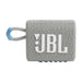 JBL Go 3 Eco | Mini Haut-parleur - Ultra-portable - Bluetooth - IP67 - Blanc-SONXPLUS Val-des-sources