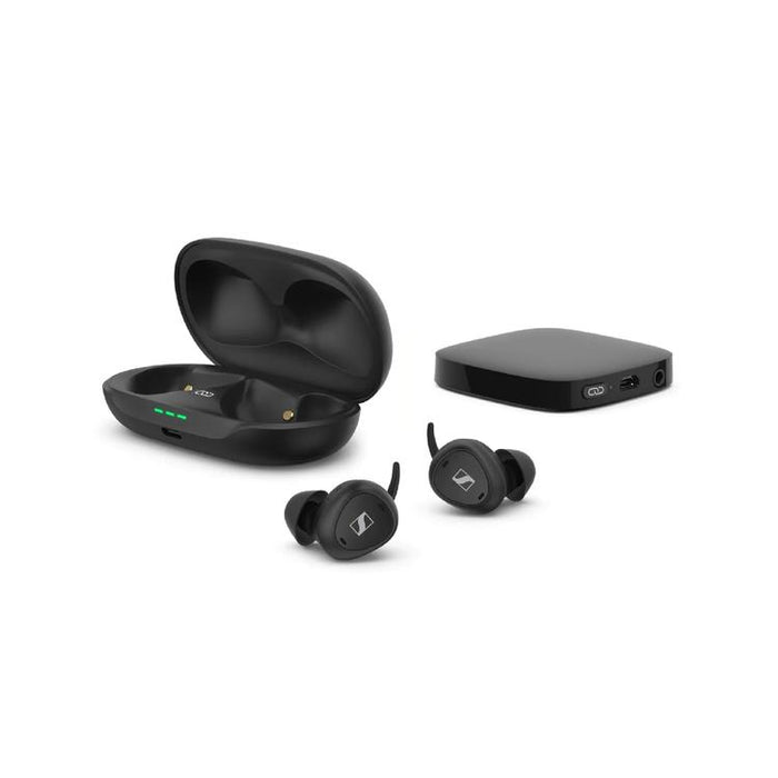 Sennheiser TV Clear Set | Écouteurs intra-auriculaires - Sans fil - Bluetooth - Connecteur pour téléviseur - Noir-SONXPLUS Val-des-sources