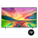 LG 75QNED80URA | Téléviseur intelligent 75" QNED 4K - NanoCell à points quantiques - Série QNED80URA - HDR - Processeur a7 AI Gen6 4K - Noir-SONXPLUS Val-des-sources