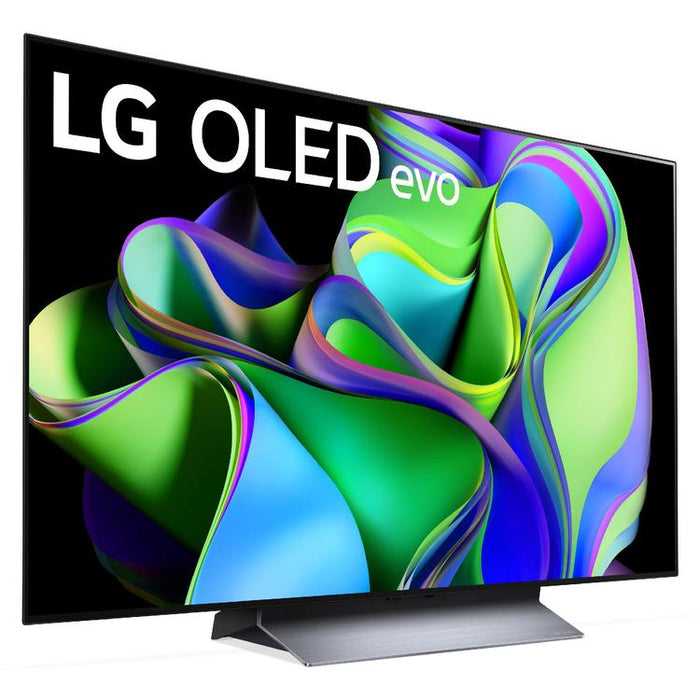 LG OLED48C3PUA | Téléviseur intelligent 48" OLED evo 4K - Série C3 - HDR - Processeur IA a9 Gen6 4K - Noir-SONXPLUS Val-des-sources