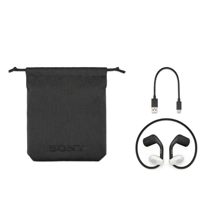 Sony Float Run WIOE610 | Ecouteurs avec micro - Supra-auriculaires - Bluetooth - Sans fil - Noir-SONXPLUS Val-des-sources