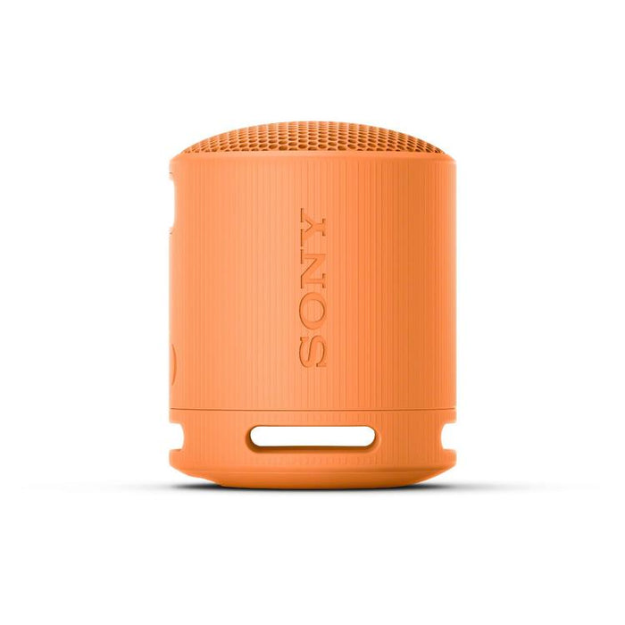 Sony SRS-XB100 | Haut-parleur portatif - Sans fil - Bluetooth - IP67 - Orange-SONXPLUS Val-des-sources