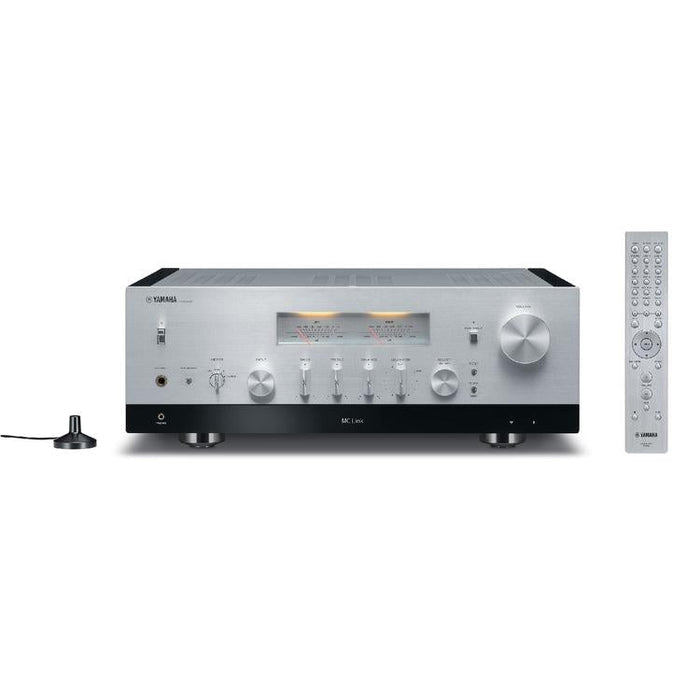 Yamaha RN2000A | Récepteur réseau hi-fi stéréo avec MusicCast - 120 W + 120 W - Airplay - Argent-SONXPLUS Val-des-sources