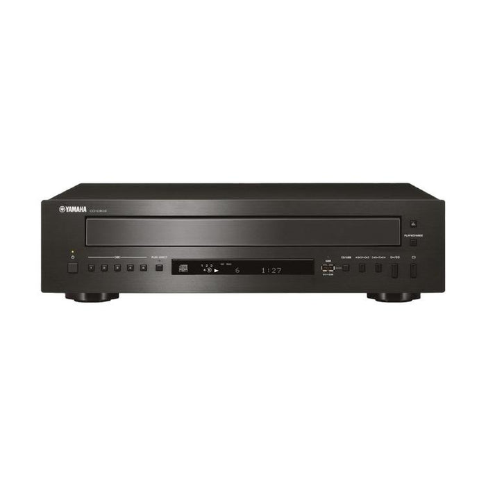 Yamaha CD-C603 | Lecteur CD Multiple - 5 disques - Lecture USB - Pure Direct - Noir-SONXPLUS Val-des-sources