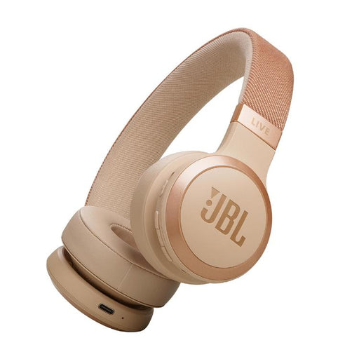 JBL Live 670NC | Écouteurs circum-auriculaires - Sans fil - Bluetooth - Sable-SONXPLUS Val-des-sources