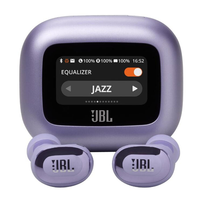 JBL Live Buds 3 | Écouteurs intra-auriculaires - Écran tactile LED 1,45" - Bluetooth - Mauve-SONXPLUS Val-des-sources