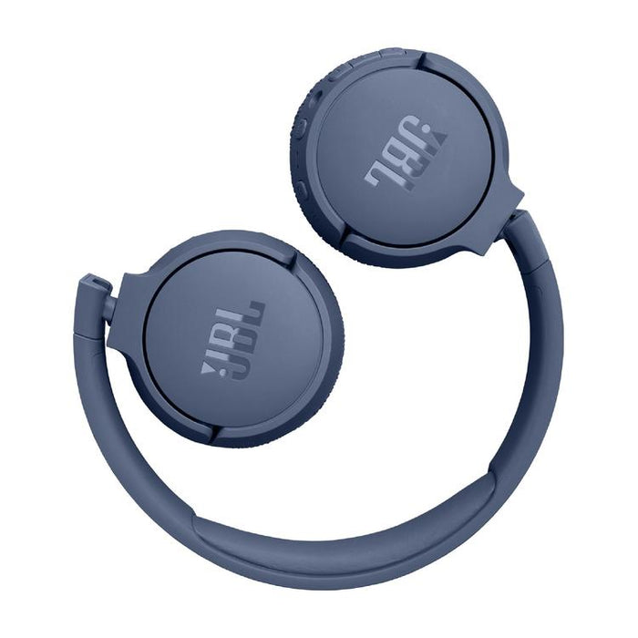 JBL Tune 670NC | Écouteurs circum-auriculaires sans fil - Bluetooth - Annulation active du bruit - Fast Pair - Bleu-SONXPLUS Val-des-sources