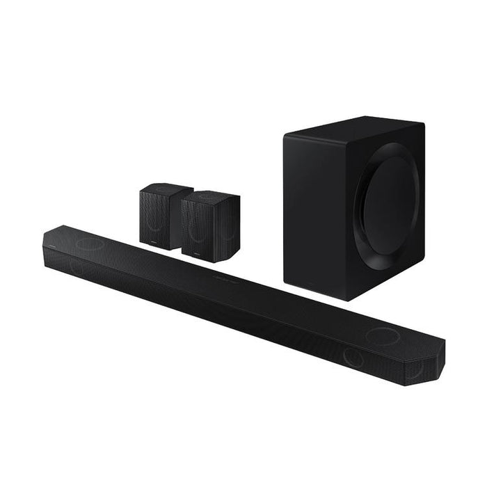 Samsung HWQ990D | Barre de son - 11.1.4 canaux - Dolby ATMOS - Sans fil - Caisson de graves sans fil et Haut-parleurs arrière inclus - 656W - Noir-SONXPLUS Val-des-sources