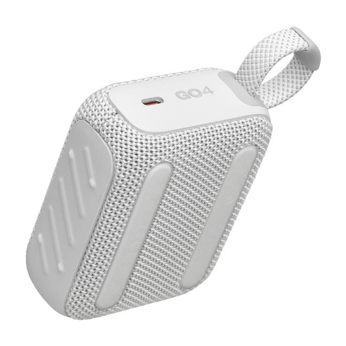 JBL GO 4 | Mini haut-parleur portable - Bluetooth - IP67 - Blanc-SONXPLUS Val-des-sources