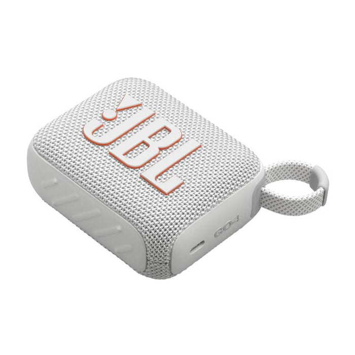 JBL GO 4 | Mini haut-parleur portable - Bluetooth - IP67 - Blanc-SONXPLUS Val-des-sources