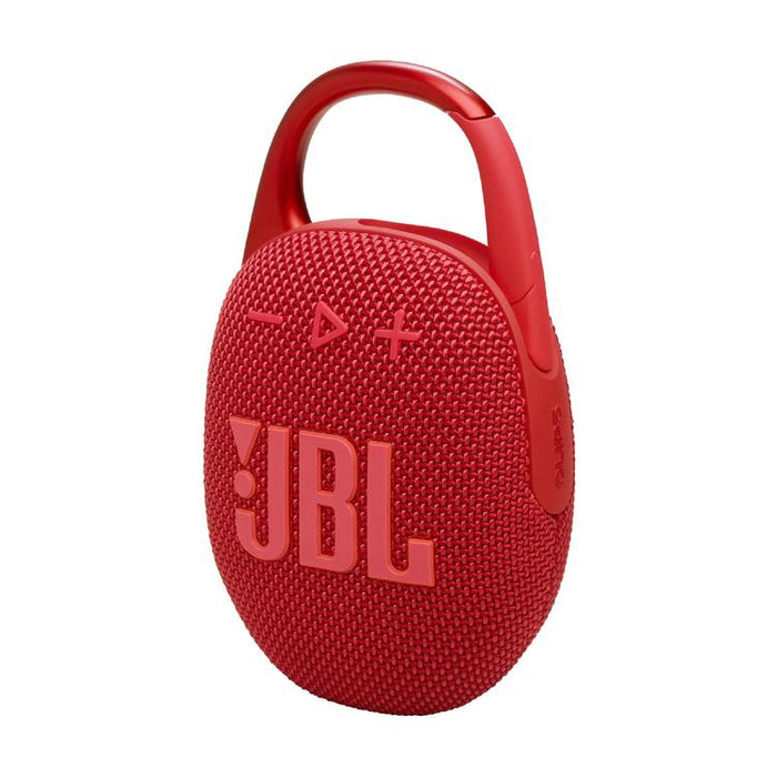 JBL Clip 5 | Haut-parleur à mousqueton portable - Bluetooth - IP67 - Rouge-SONXPLUS Val-des-sources