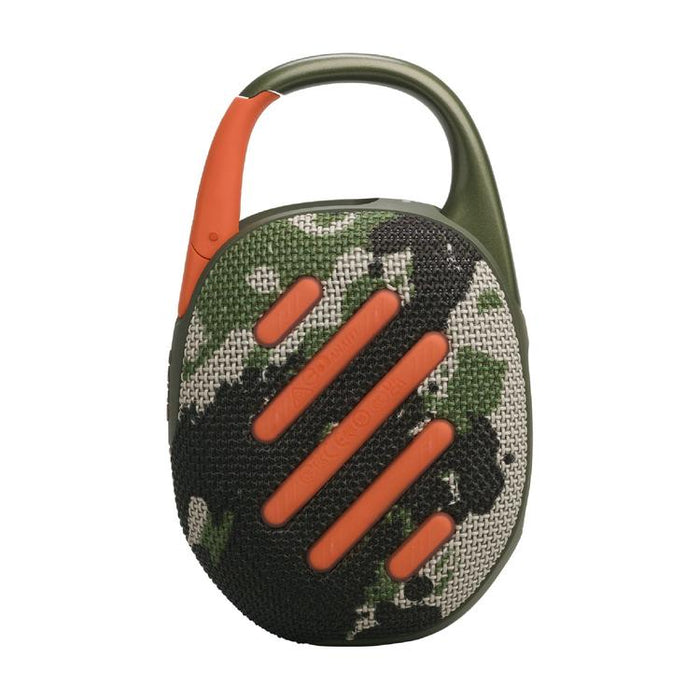 JBL Clip 5 | Haut-parleur à mousqueton portable - Bluetooth - IP67 - Camouflage-SONXPLUS Val-des-sources