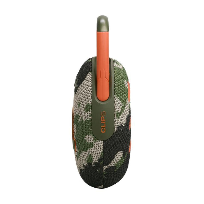 JBL Clip 5 | Haut-parleur à mousqueton portable - Bluetooth - IP67 - Camouflage-SONXPLUS Val-des-sources