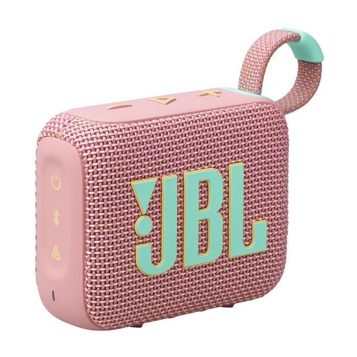 JBL GO 4 | Mini haut-parleur portable - Bluetooth - IP67 - Rose-SONXPLUS Val-des-sources