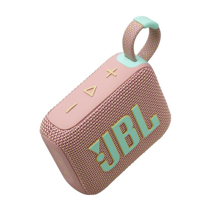 JBL GO 4 | Mini haut-parleur portable - Bluetooth - IP67 - Rose-SONXPLUS Val-des-sources