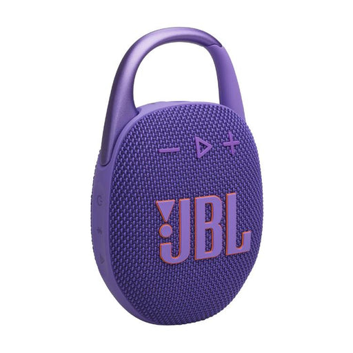 JBL Clip 5 | Haut-parleur à mousqueton portable - Bluetooth - IP67 - Mauve-SONXPLUS Val-des-sources