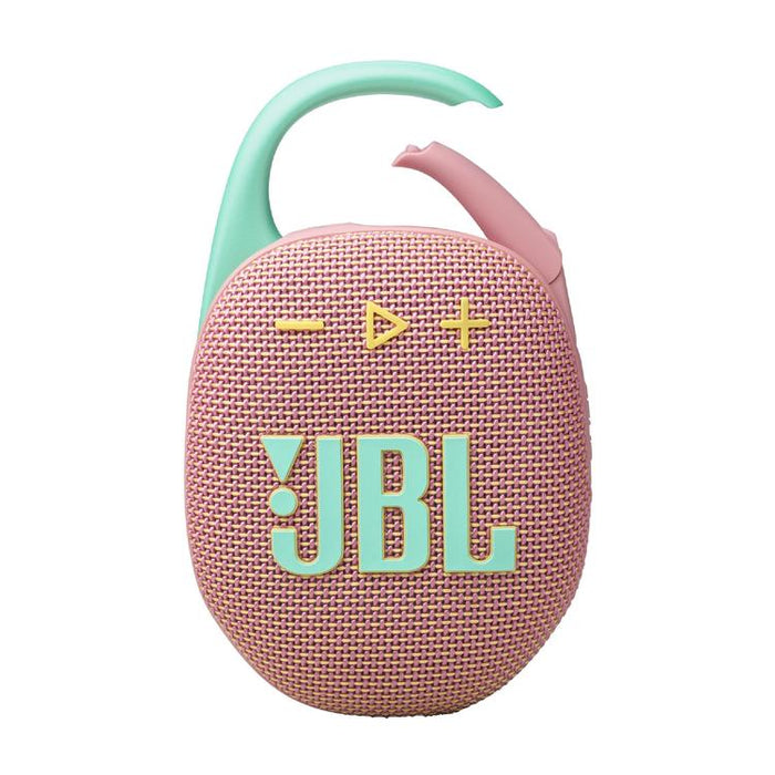 JBL Clip 5 | Haut-parleur à mousqueton portable - Bluetooth - IP67 - Rose-SONXPLUS Val-des-sources