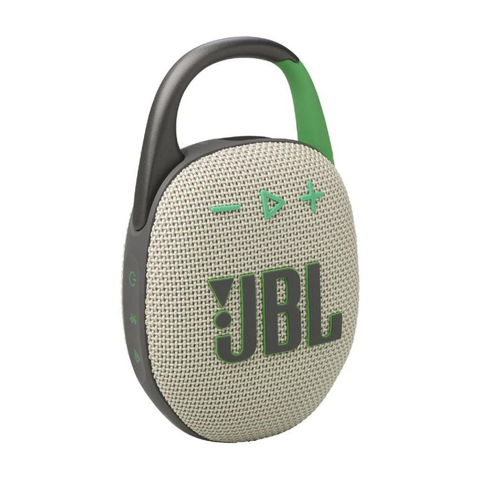 JBL Clip 5 | Haut-parleur à mousqueton portable - Bluetooth - IP67 - Sable-SONXPLUS Val-des-sources