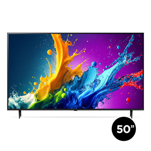 LG 50QNED80TUC | Téléviseur 50" QNED 4K - UHD 4K - Série QNED80 - 60Hz - Processeur IA a5 4K Gen7 - Noir-SONXPLUS.com