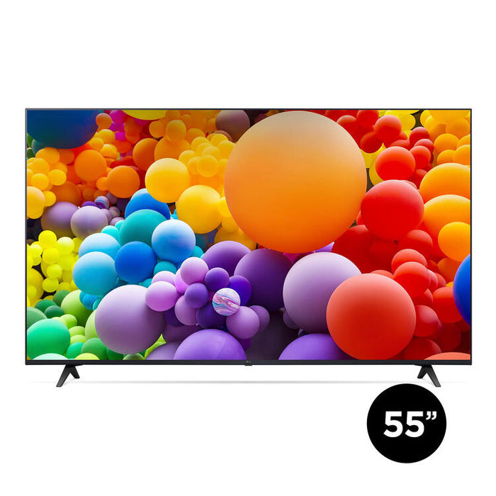 LG 55UT7570PUB | Téléviseur 55" - 4K Ultra HD - DEL - Série UT7570 - HDR - Smart WebOS - 60 Hz natif - Processeur IA a5 Gen7 4K - Noir-SONXPLUS Val-des-sources