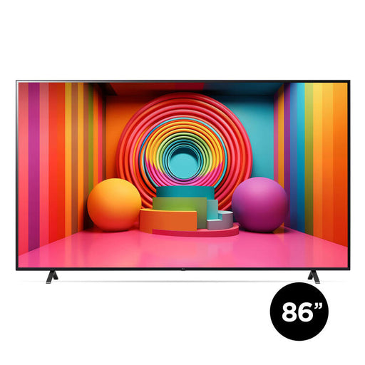 LG 86UT7590PUA | Téléviseur 86" - 4K Ultra HD - DEL - Série UQ7590 - HDR - Smart WebOS - 60 Hz natif - Processeur IA a5 Gen7 4K - Noir-SONXPLUS.com