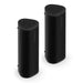 Sonos | Ensemble Aventure - 2 Haut-parleurs Roam 2 portatifs - Bluetooth - Étanche - Noir-SONXPLUS Val-des-sources