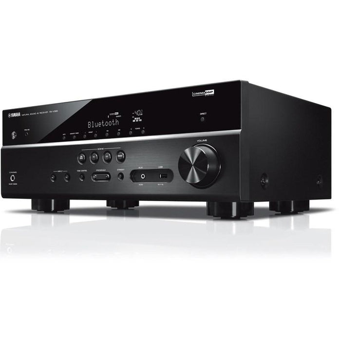 Yamaha RXV385B | Récepteur AV cinéma maison 5.1 Canaux - Bluetooth - 4K - 70W - HDMI - YPAO - Noir-SONXPLUS Val-des-sources