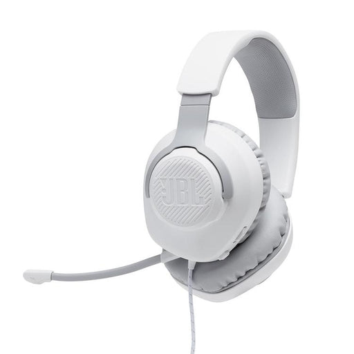 JBL Quantum 100 | Casque de jeu filaire circum-auriculaire - Blanc-SONXPLUS Val-des-sources